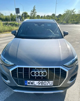 Audi Q3 cena 114700 przebieg: 77000, rok produkcji 2019 z Kobyłka małe 379